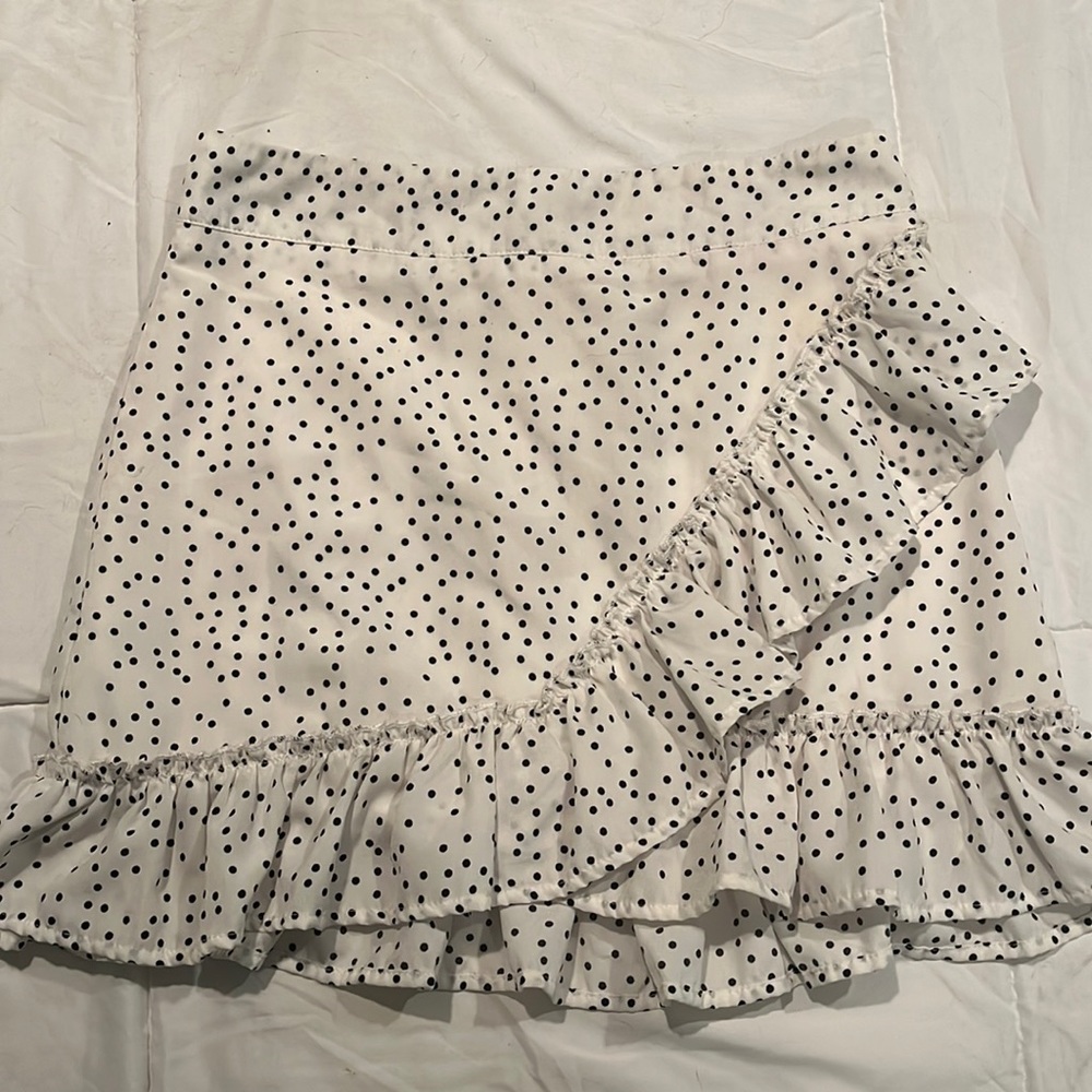 SHEIN polka dot mini skirt